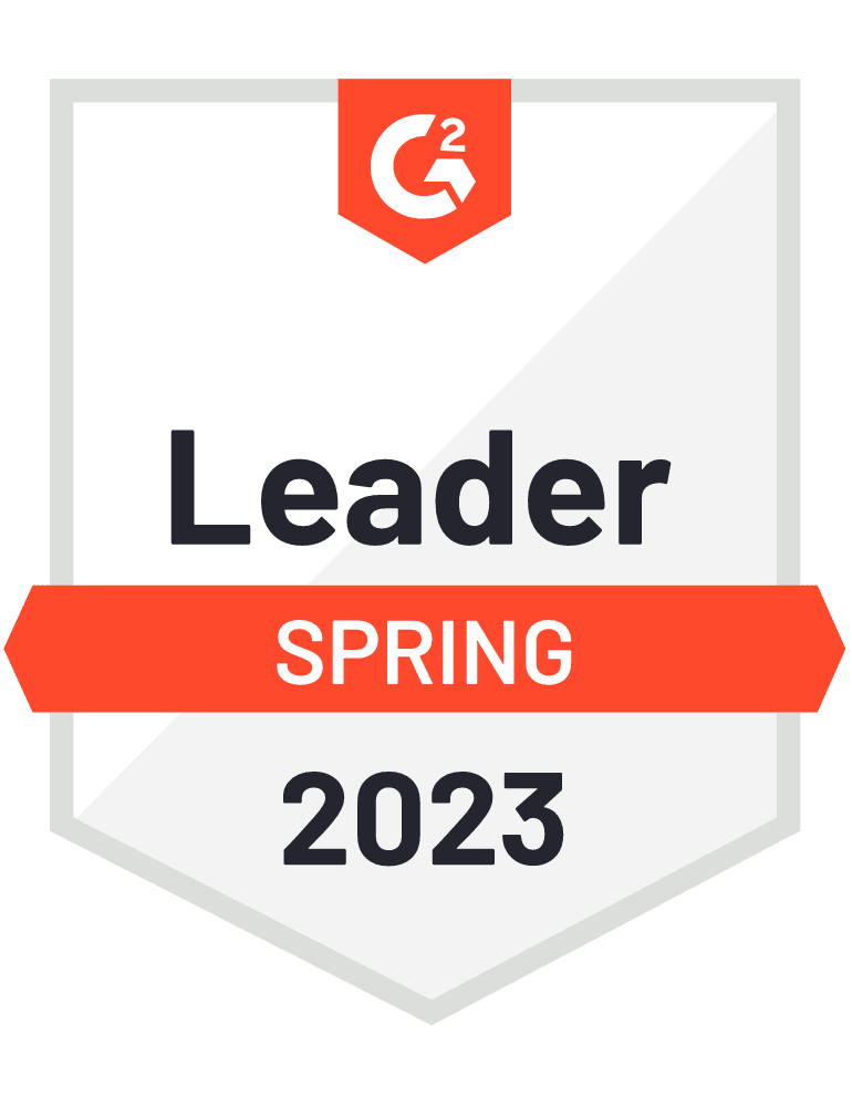 G2 Leader Badge for Spring 2023